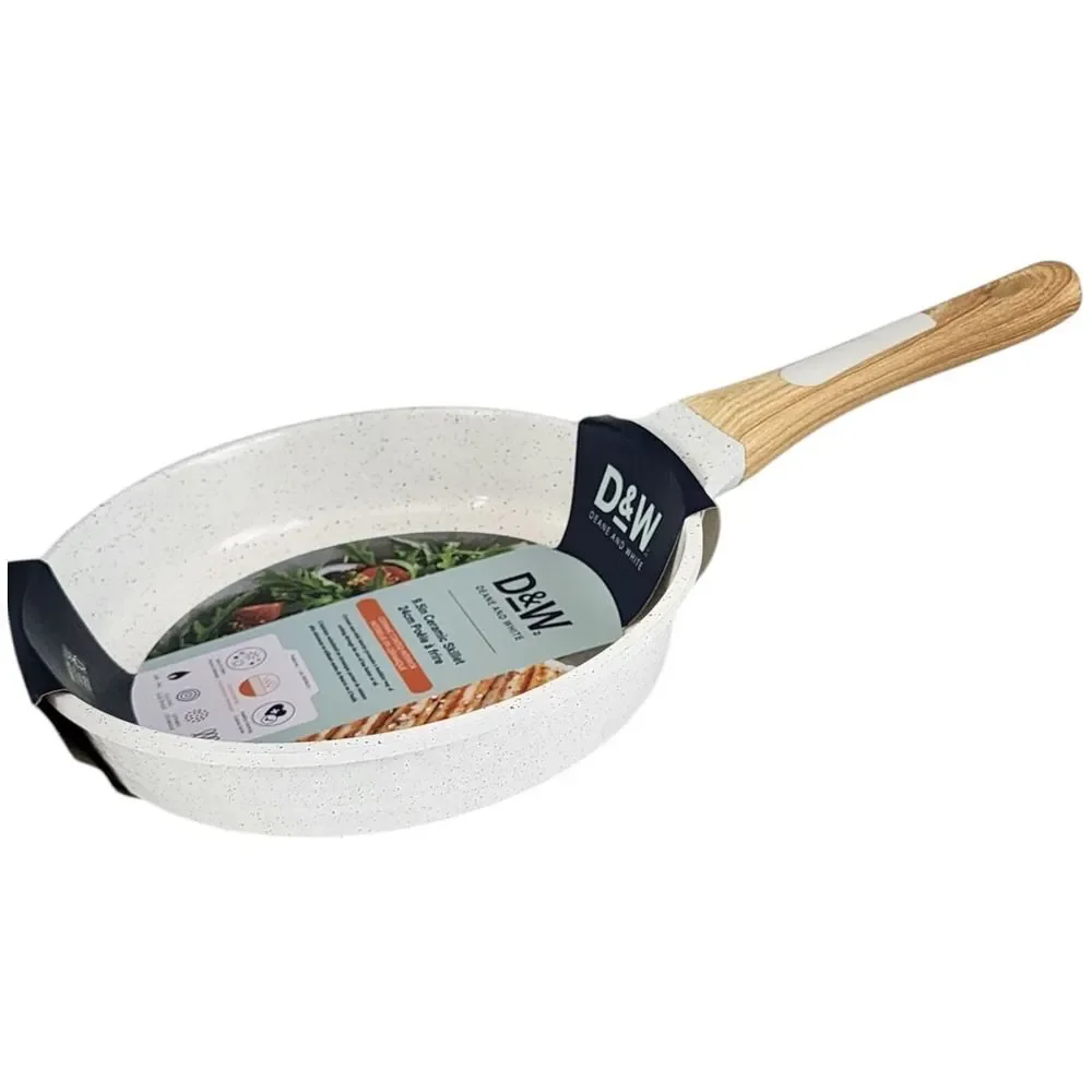 D&W Deane and White Cookware 9.5in Ceramic Interior‎ Nonstick Skillet Frying Pan